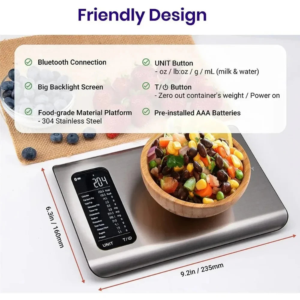 Smart Nutrition Kitchen Scale